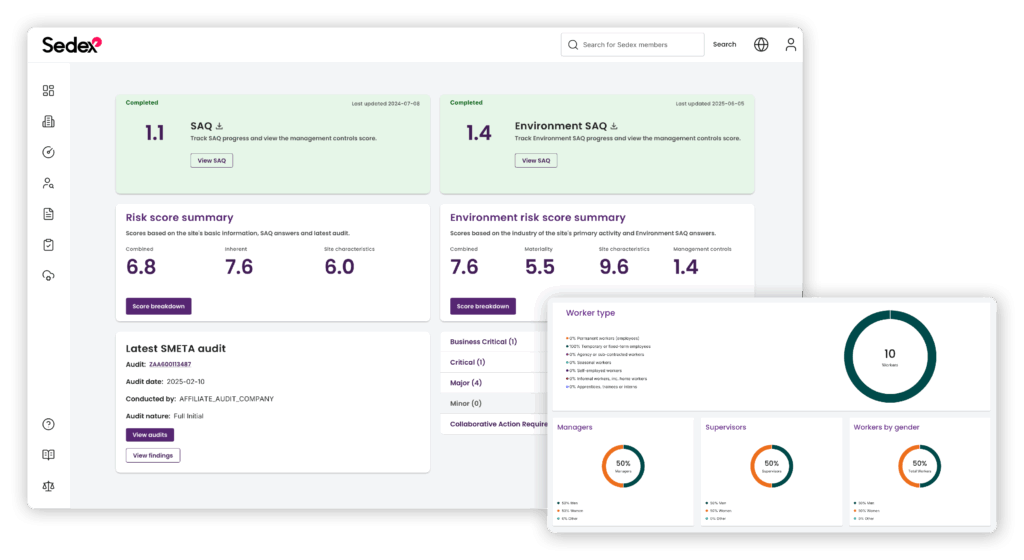 Sedex Platform Assess Risks